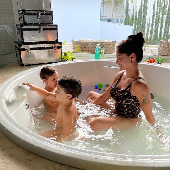 Gusttavo Lima e Andressa Suita são pais de Gabriel e Samuel