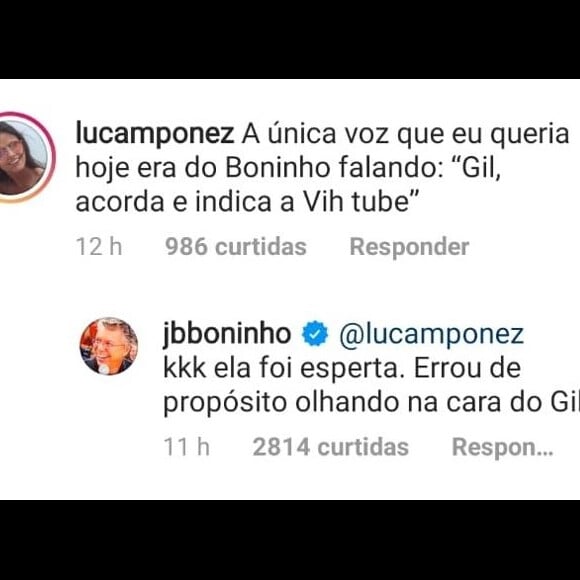 Boninho opina sobre Prova do Líder vencida por Gilberto