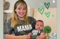Letícia Navas se derreteu ao falar do filho, Nathan, de 3 meses: 'Eu te amo tanto que dói!'