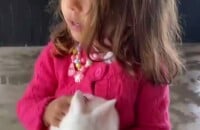Filha de Patricia Abravanel, Jane também se divertiu com coelho em fazenda, em vídeo postado pela apresentadora em 22 de maio de 2021