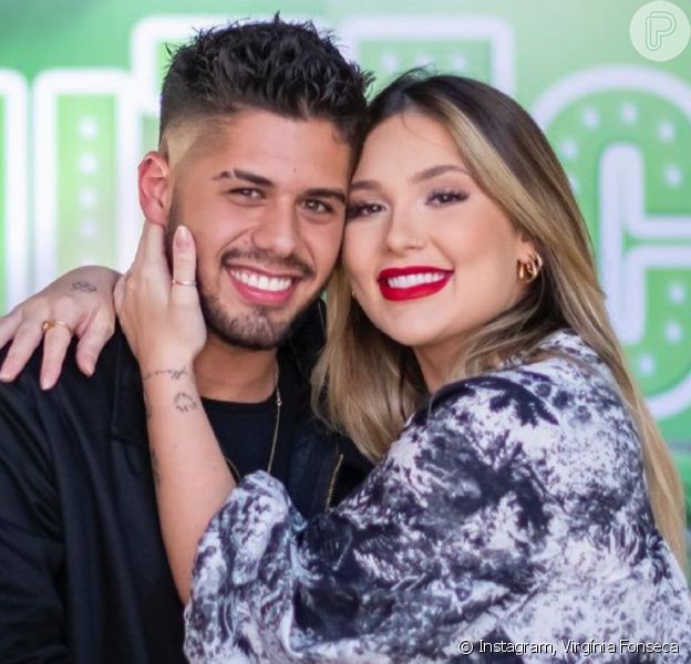 Virgínia Fonseca exibiu pela primeira vez rosto da filha com Zé Felipe, Maria Alice: 'Sua cara'