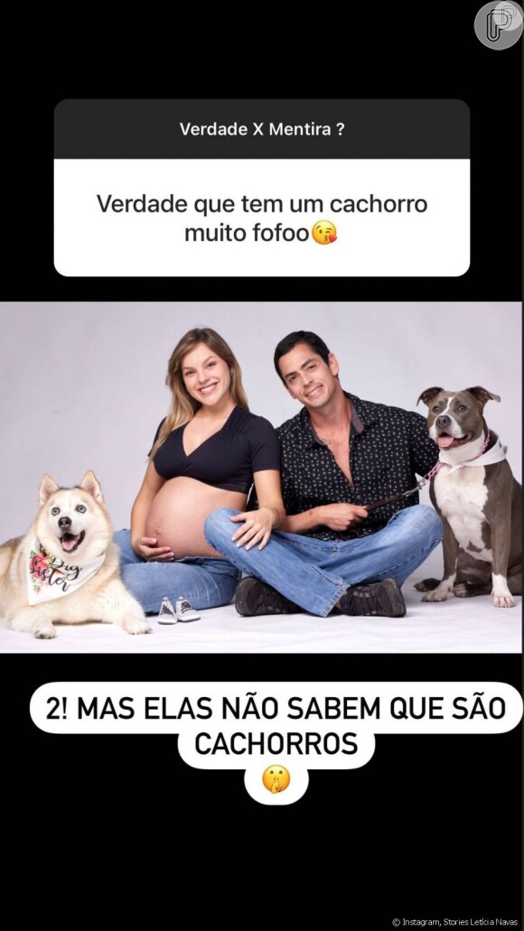 Letícia Navas compartilhou fotos de grávida e respondeu diversas dúvidas dos fãs ao longo da gestação