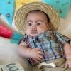 Letícia Navas vestiu o filho, Nathan, de caipira em seu 4º mesversário: 'Chico Bento'