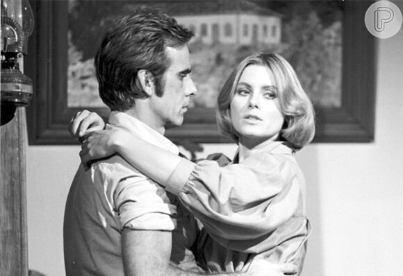 Vera Fischer fez par romântico com Francisco Cuoco em 'Os Gigantes' (1979)