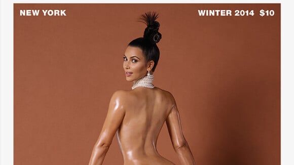 Kim Kardashian sai nua na 'Paper'. Relembre outras famosas peladas em capas!