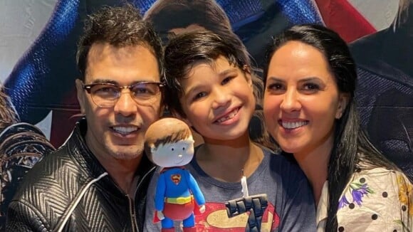 Zezé Di Camargo e Graciele Lacerda comemoram aniversário do filho de Wanessa com festa