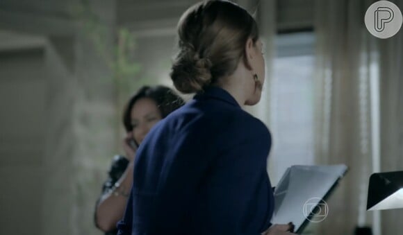 Detalhe do coque formal usado por Cristina em 'Império'