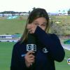 Na derrota do Brasil para a Alemanha de 7 à 1 na Copa do Mundo 2014, a repórter não se conteve em lágrimas ao fazer a cobertura ao vivo para o programa 'Encontro com Fátima Bernardes': 'Ninguém esperava'
