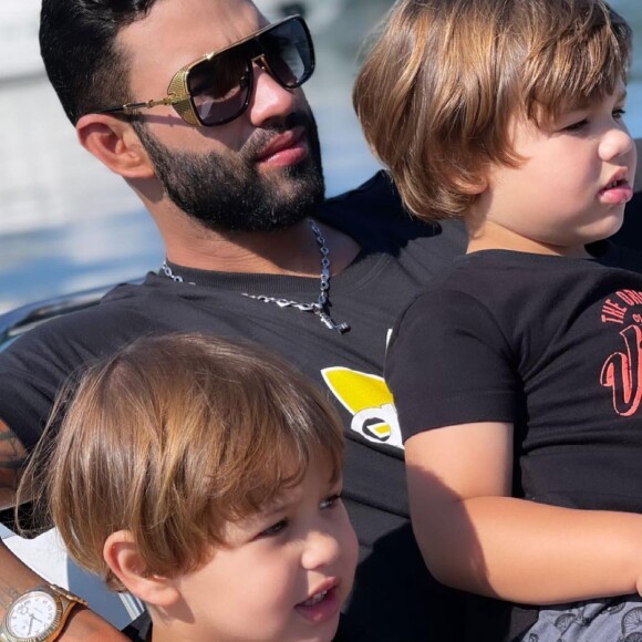 Andressa Suita afirmou que Gusttavo Lima virou um paizão após a separação