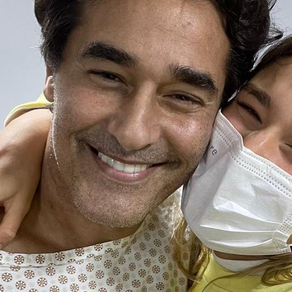Luciano Szafir teve apoio recebido pela filha, Sasha Meneghel, enquanto esteve internado com Covid-19 e suas complicações: 'Depois que a gente se encontrou, eu falei: 'poxa, estraguei a lua de mel'