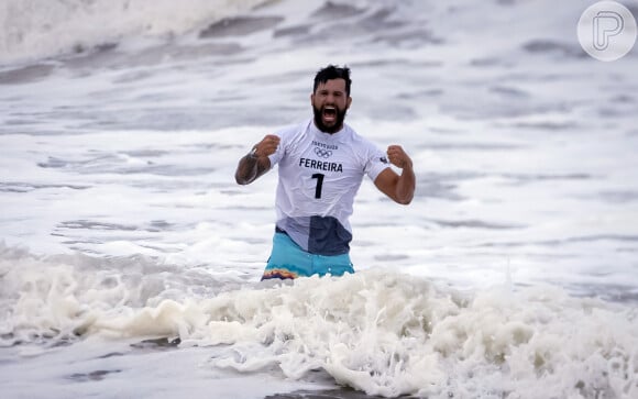 Surfista Ítalo Ferreira conquistou medalha de olho inédita para o Brasil no surfe