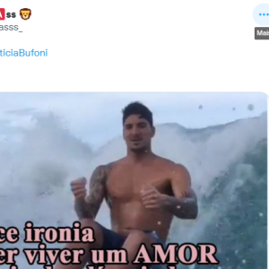 Internautas reagem após risada de Letícia Bufoni em meme de Gabriel Medina e Yasmin Brunet