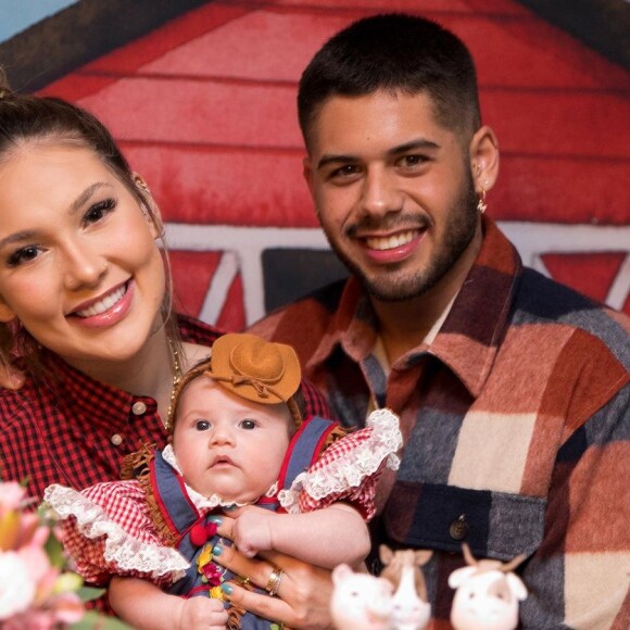 Virgínia e Zé Felipe são pais de Maria Alice, de dois meses