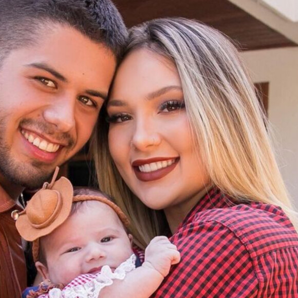 Virgínia e Zé Felipe comemoraram o 2º mesversário de Maria Alice com festa junina