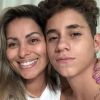 Filho de Walkyria Santos, Lucas chegou a voltar na web e afirmar que era heterossexual após receber comentários homofóbicos