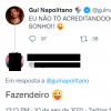 Guilherme Napolitano compartilha com seguidores que em breve realizará um sonho, e internautas apostam em 'A Fazenda'