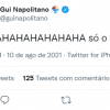 Guilherme posta risada no Twitter após confirmação do término de Gabi Martins e Tierry