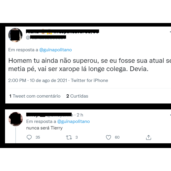 Internautas apontam que tweet da risada foi por causa do fim da relação de Gabi Martins e Tierry