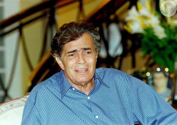Tarcísio Meira em foto da novela 'Torre de Babel' (1998), como o César Toledo