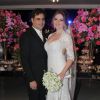 Rodrigo Scarpa, o repórter Vesgo do 'Pânico na Band', se casou com Gabriela Baptista no sábado, 22 de novembro de 2014