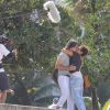 Eduardo Moscovis e Andrea Beltrão trocaram beijos na pele de seus personagens em gravação de cena da novela 'Um Lugar ao Sol'