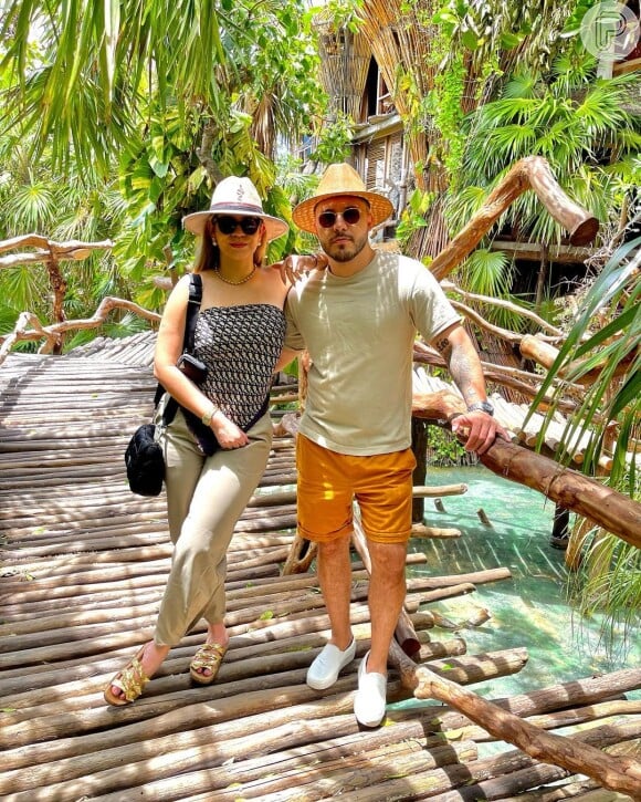 Marília Mendonça e Murilo Huff estão hospedados em Cancún