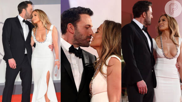 Beijo, mão boba e mais! Jennifer Lopez e Ben Affleck estrelam 1º red carpet pós-reconciliação