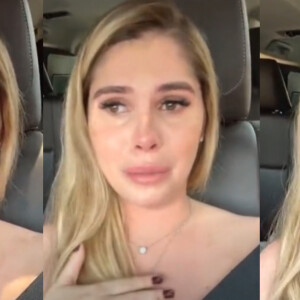 Barbara Evans, dias após revelar gravidez de gêmeos, chora ao contar sobre a perda de um dos bebês