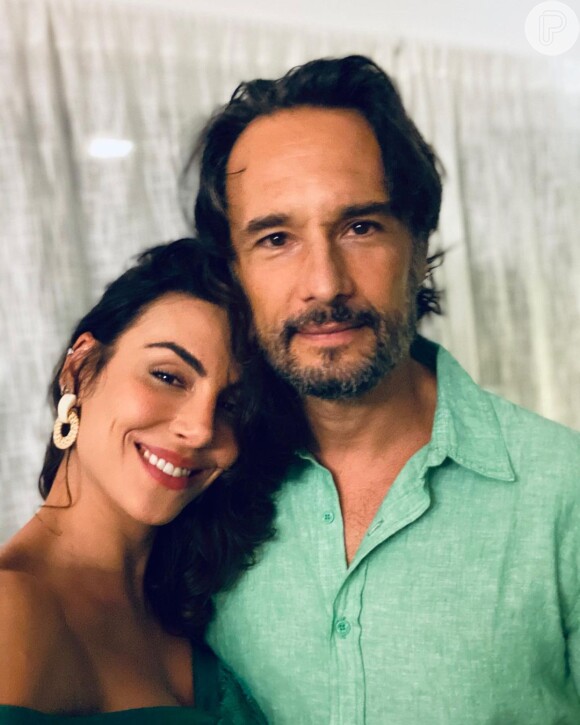 Rodrigo Santoro e a mulher, Mel Fronckowiak, encantaram os fãs em foto rara postada no Instagram
