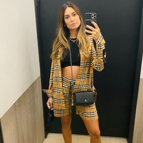 Thaila Ayala se veste com estilo e conforto na gravidez