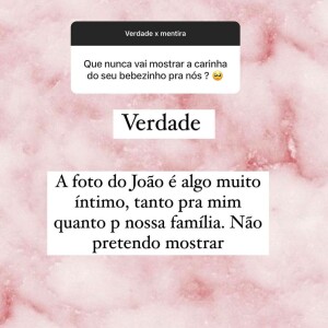 Maria Lina, ex-noiva de Whindersson Nunes, explica por que não pretende divulgar fotos do filho