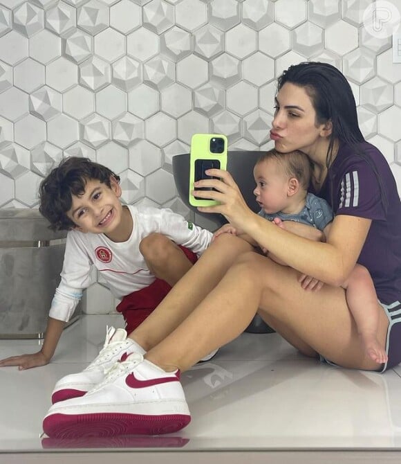 Lívia Andrade tem dois filhos com Marcos Araújo e fez exame de DNA para comprovar paternidade