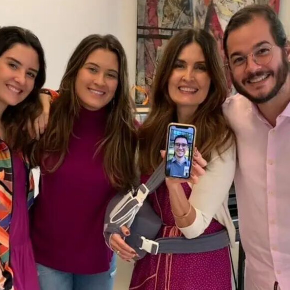 Filhos trigêmeos de Fátima Bernardes completaram 24 anos