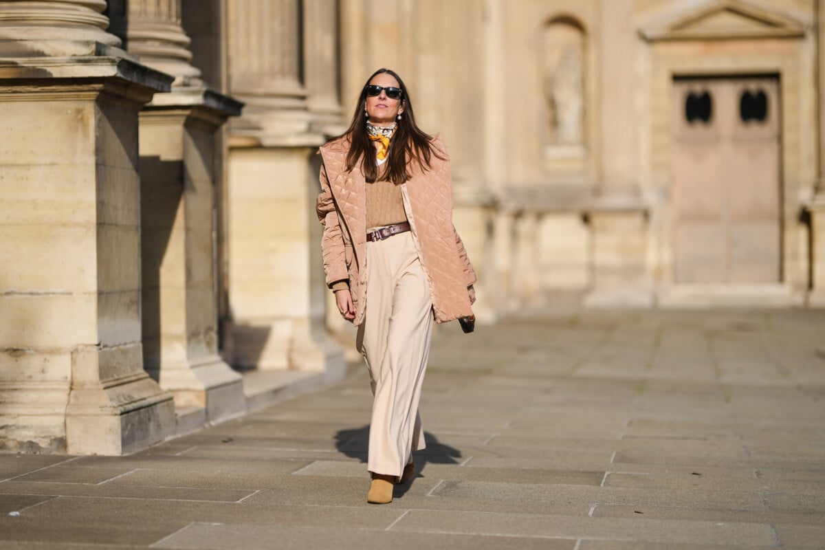 Foto: Casaco e blazer oversized: modelos que aparentam ter um tamanho acima são destaques no street style há algumas temporadas - Purepeople