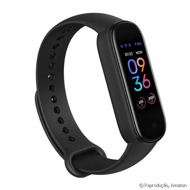 Relógio Smartwatch Amazfit Band 5 com Alexa e Oximetro