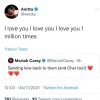 Anitta se derreteu pelo carinho de Mariah Carey: 'Te amo um milhão de vezes'