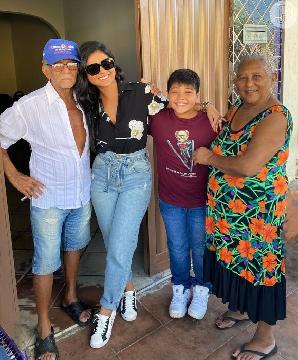 Mãe de Mileide Mihaile está cuidando de seu filho com Wesley Safadão, Yhudy, enquanto a filha está no reality show da Record, 'A Fazenda 13'