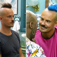 Paulinho Vilhena pinta cabelo de azul para personagem da novela 'Império'