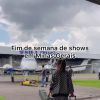 Marília Mendonça publicou vídeo nas redes momentos antes de embarcar em avião