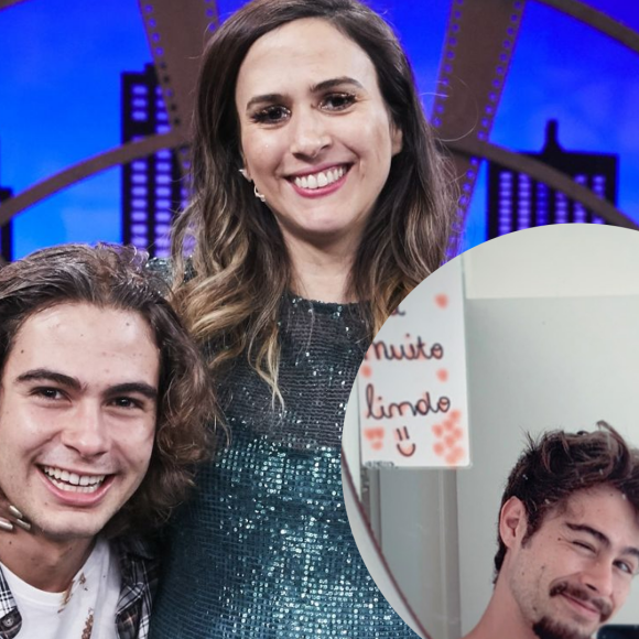 Rafa Vitti mostrou um recado fofo no espelho do banheiro