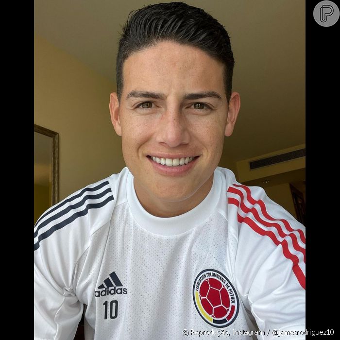 James Rodríguez ficou encantado com as fotos de Erika Schneider e decidiu  chamar a modelo no Instagram, até que passaram a trocar likes - Purepeople