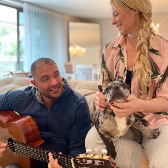 Paolla Oliveira e Diogo Nogueira adotaram juntos um cachorro