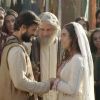 Reta final de 'Gênesis': Diná (Giovanna Coimbra) e Namael (Vitor Sparapane) finalmente se casam