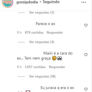 Seguidores se chocaram com a semelhança do ex e atual de Marina Ruy Barbosa