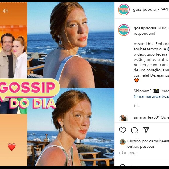 Nas redes sociais, o que chamou atenção foi a semelhança do ex com o atual de Marina Ruy Barbosa