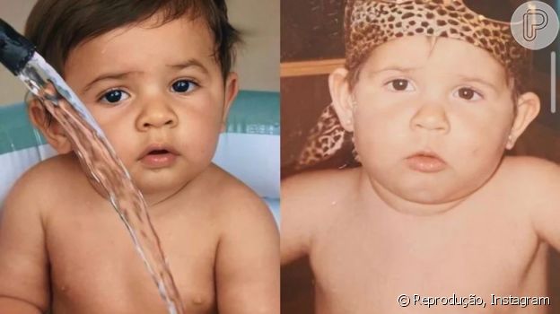 Foto de Marília Mendonça criança viralizou por semelhança com o filho