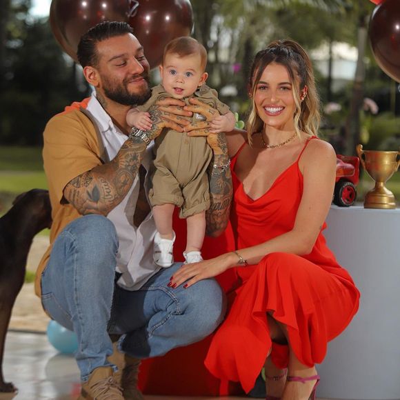 Luca, filho de Lucas Lucco e Lorena Carvalho, nasceu no dia 19 de março de 2021