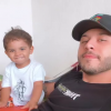 Leo, filho de Marília Mendonça, aparece sorridente ao lado do pai, Murilo Huff