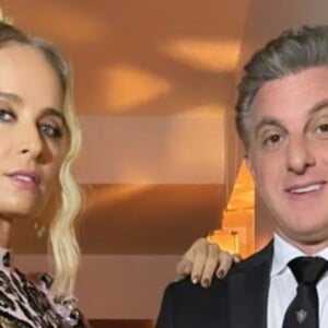 Angélica é apresentadora de uma das categorias do Emmy com Luciano Huck: apresentadora usou vestido com animal print em evento antes de cerimônia