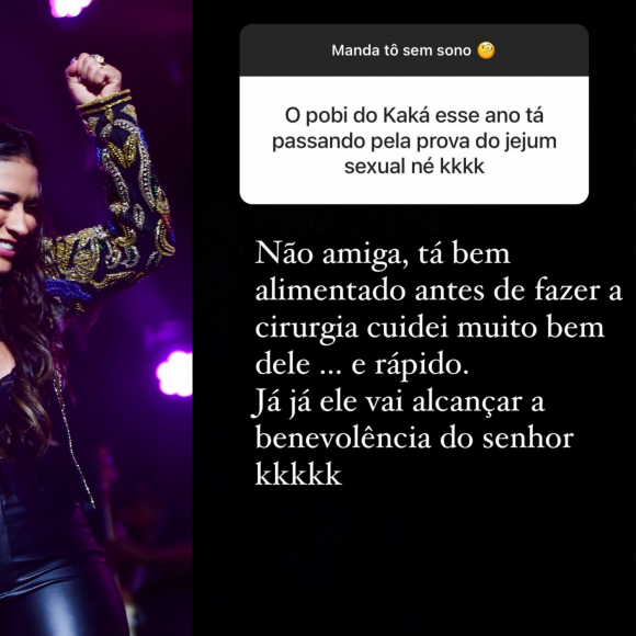 Simone fala sobre abstinência sexual